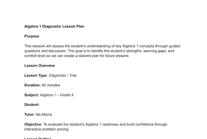 tutor math for grades 4 to 11 and adults